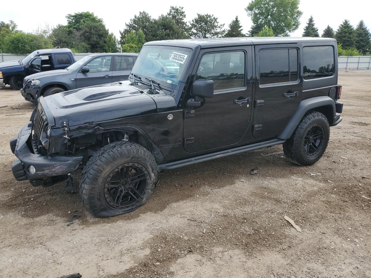 JEEP WRANGLER U  *1C4BJWEG8DL584909*