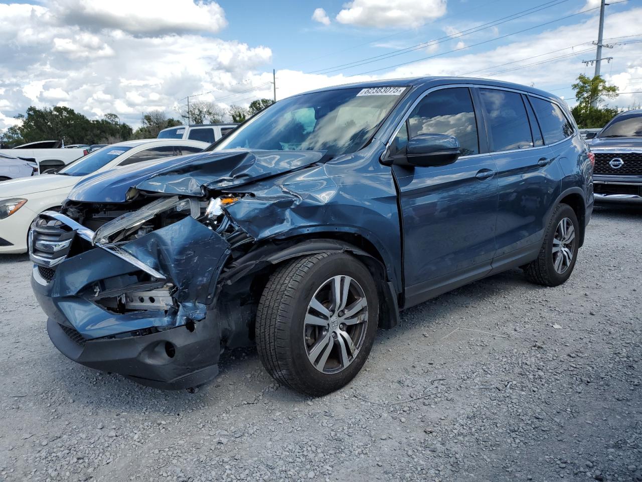 HONDA PILOT EXL  *5FNYF5H50JB031816*