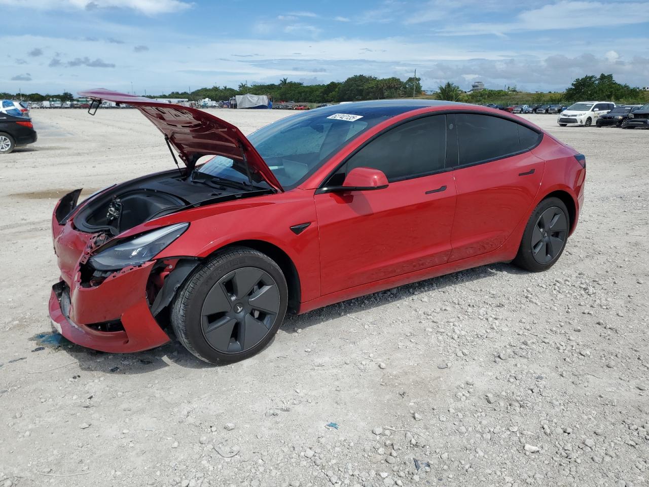 TESLA MODEL 3   *5YJ3E1EA9MF086700*