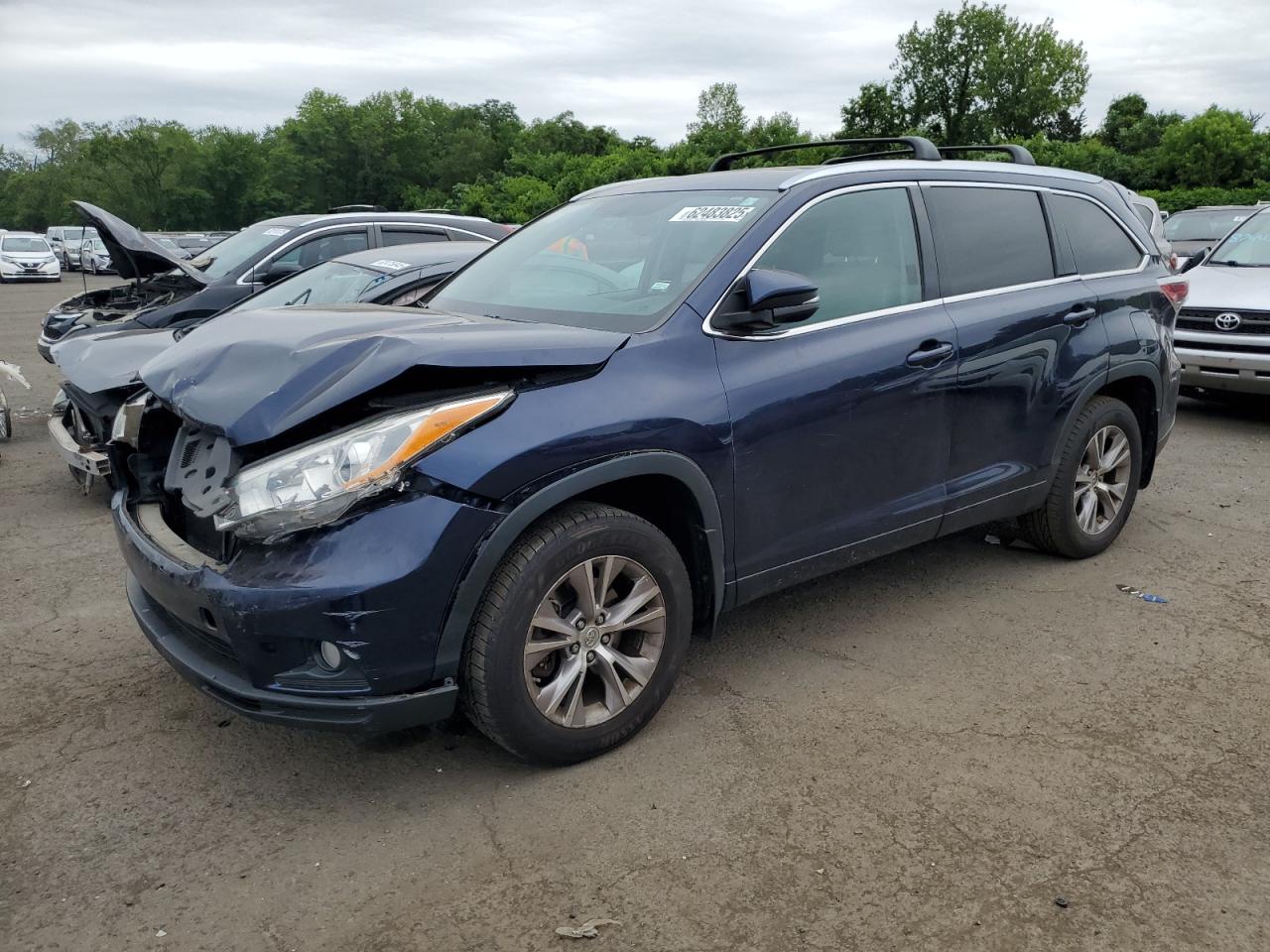 TOYOTA HIGHLANDER   *5TDJKRFH5ES013122*