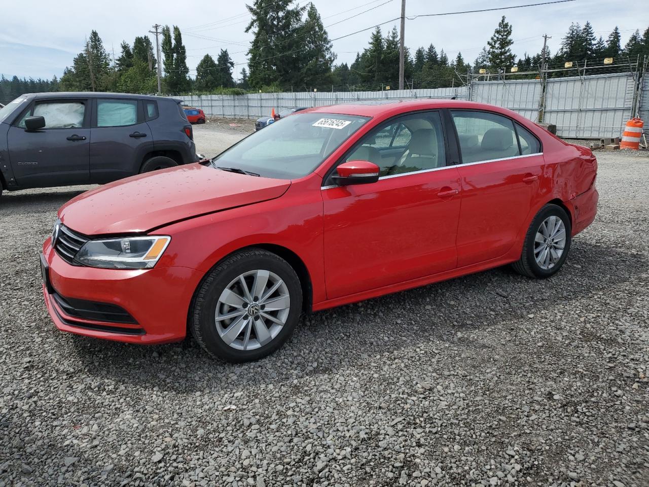 VOLKSWAGEN JETTA SE  *3VWD17AJ5FM315331*