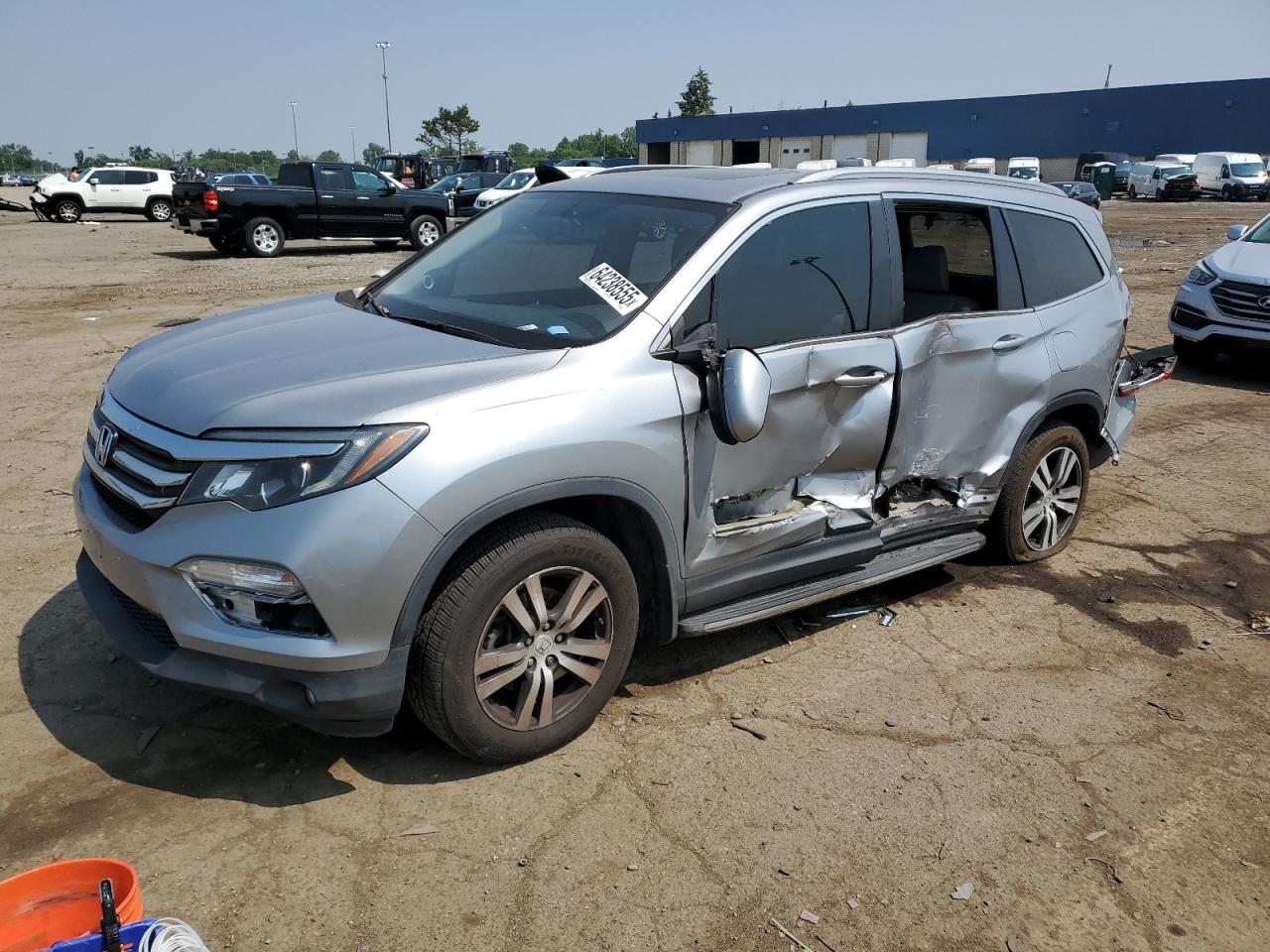 HONDA PILOT EXLN  *5FNYF6H71HB027887*