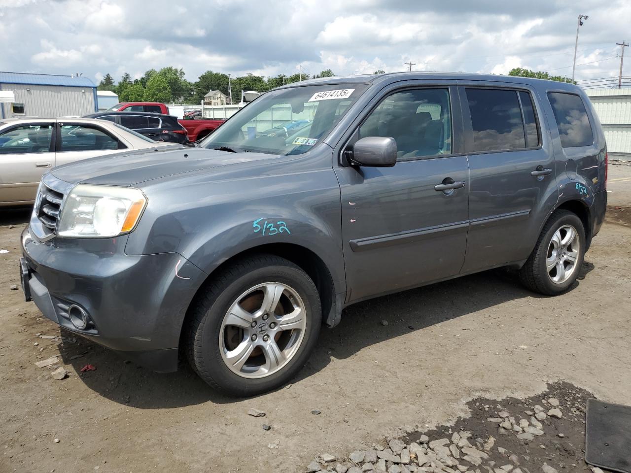 HONDA PILOT EXL  *5FNYF4H54CB019973*