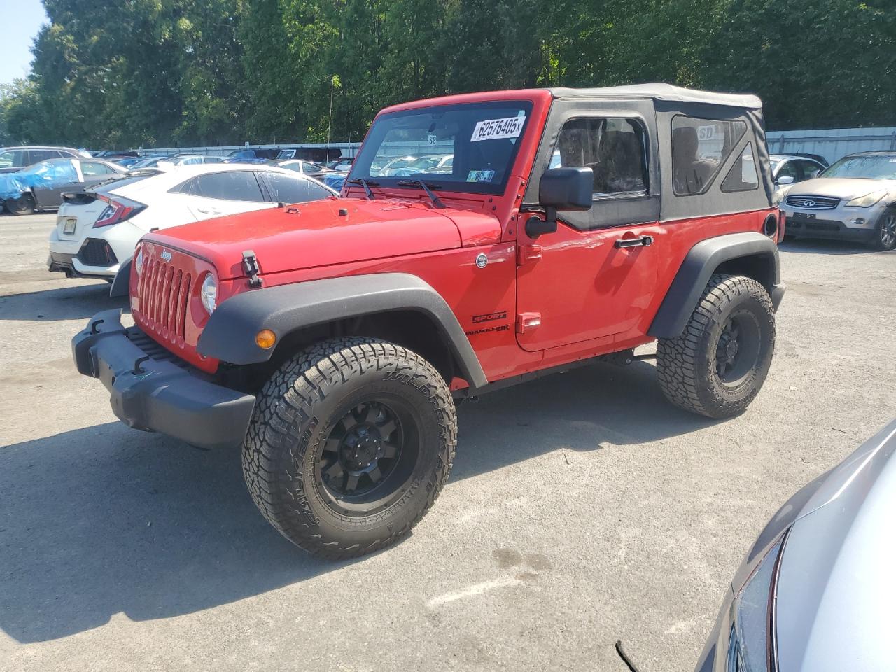 JEEP WRANGLER S  *1C4AJWAG8JL897178*
