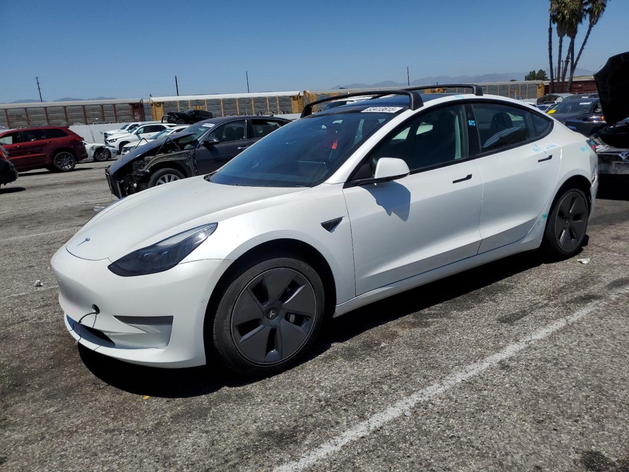 TESLA MODEL 3   *5YJ3E1EA8MF021966*