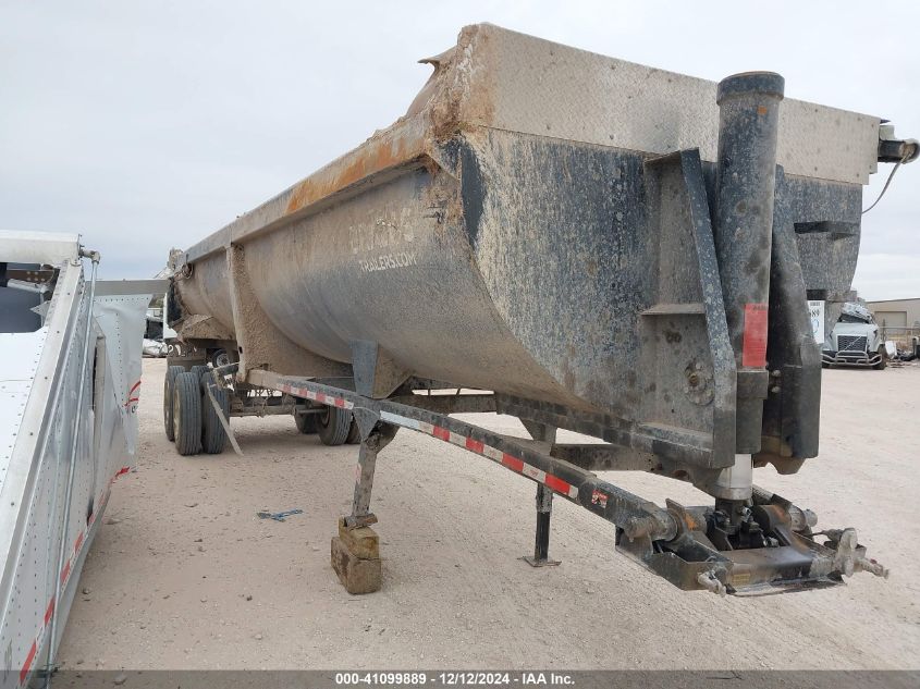 BRAZOS TRAILERS DUMP TRAILER   *4B9BKDG22SH054685*