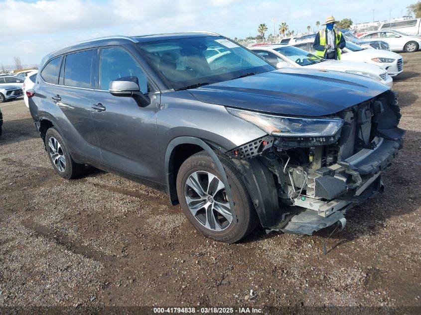 TOYO HIGHLANDER XLE AWD XLE  *5TDGZRBH7MS121493*