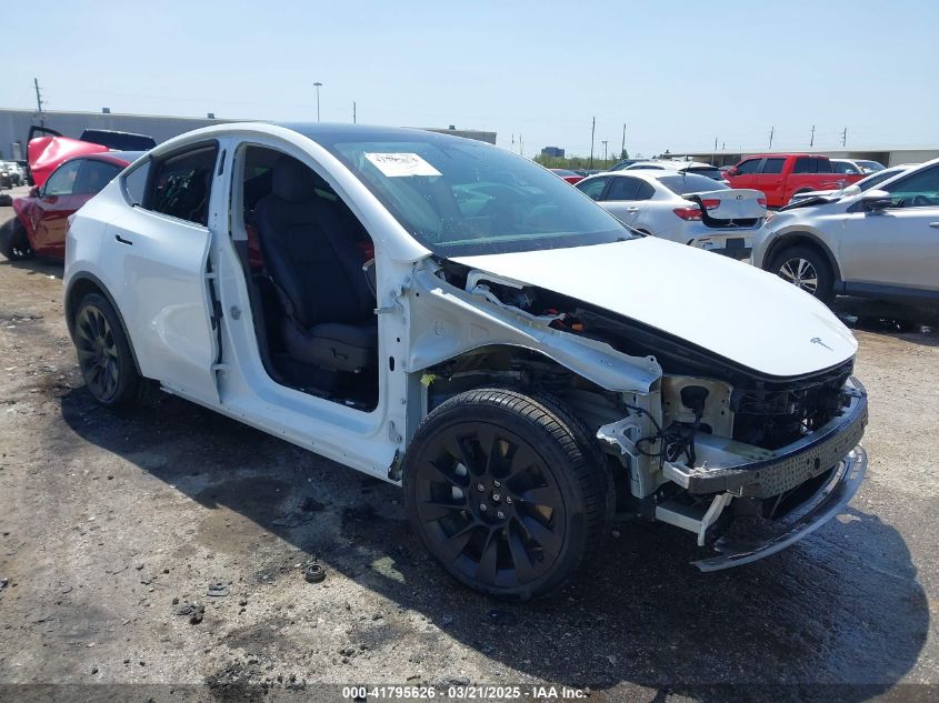 TESL MODEL Y AWD W/LONG R LONG RANGE DUAL MOTOR ALL-WHEEL DRIVE  *5YJYGAEE8MF187987*