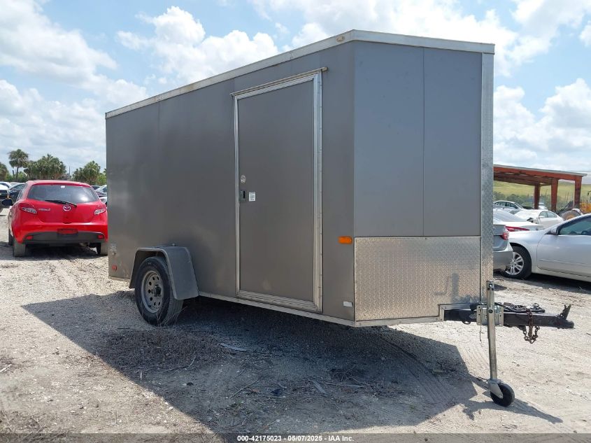 COVERED WAGON 12' ENCLOSED TRAILER   *53FBE1213JF043574*
