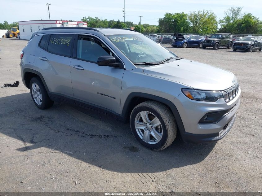 JEEP COMPASS LATITUDE FWD  *3C4NJCBB6NT182719*