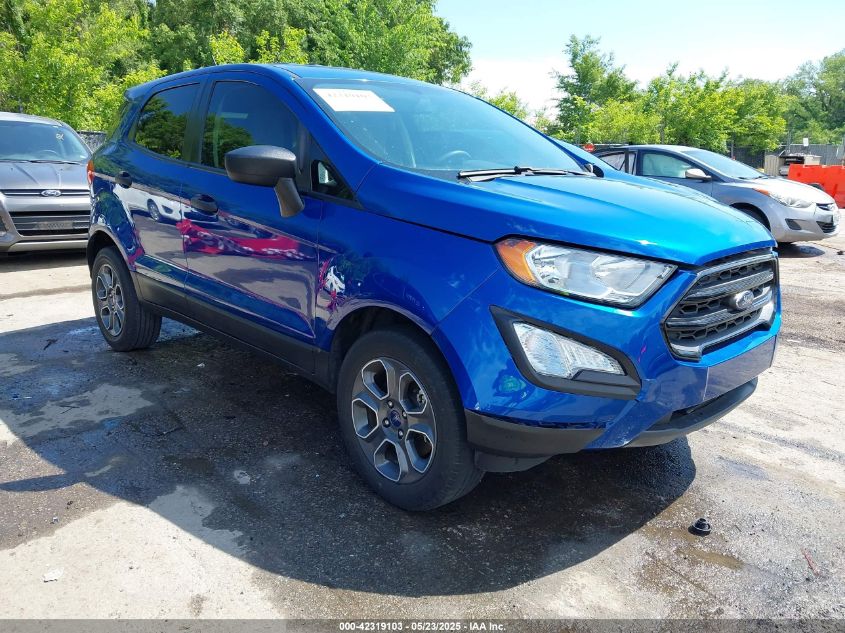 FORD ECOSPORT S  *MAJ3S2FE5MC453109*