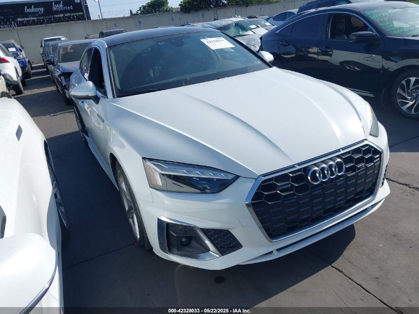 AUDI A5 SPORTBACK PREMIUM PLUS 45 TFSI S LINE QUATTRO S TRONIC  *WAUFACF54NA007608*