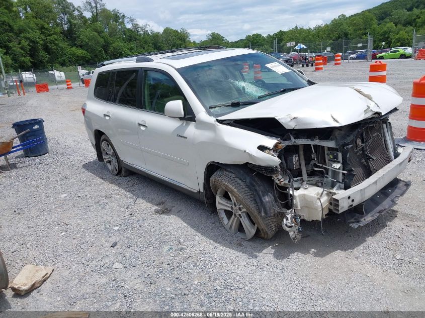 TOYOTA HIGHLANDER LIMITED V6  *5TDDK3EHXDS277513*