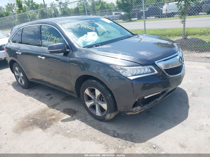 ACURA MDX ACURAWATCH PLUS PACKAGE  *5FRYD4H27GB040638*