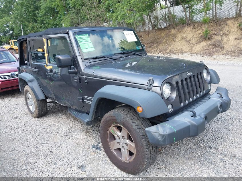 JEEP WRANGLER UNLIMITED SPORT 4X4  *1C4BJWDG4HL551980*