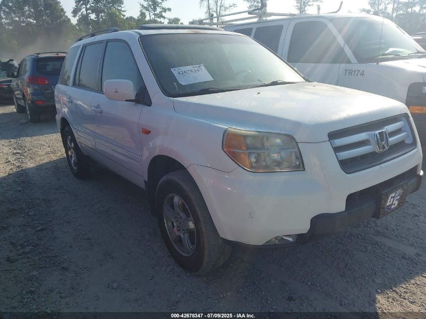HONDA PILOT EXL  *5FNYF28768B010740*